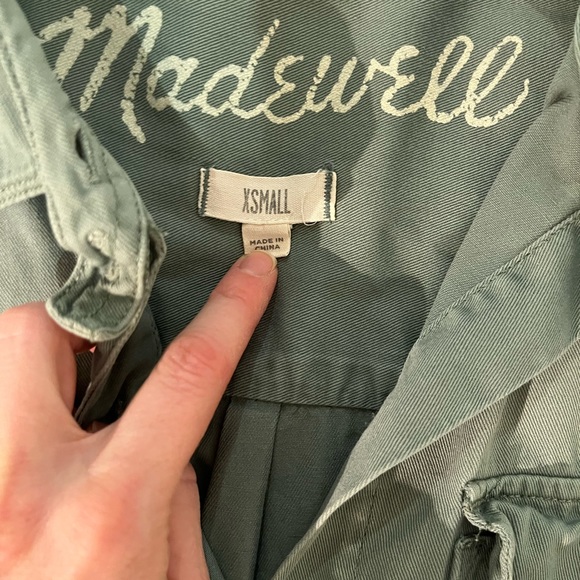 Army inspired button up. - Picture 3 of 4